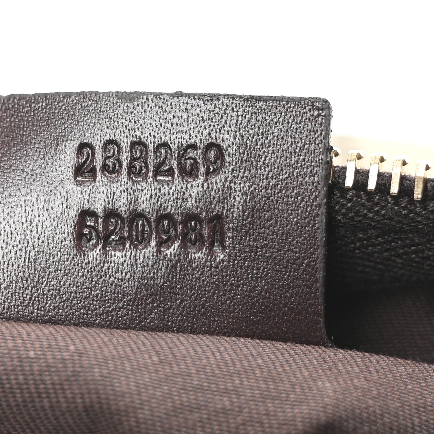 GG Supreme Monogram Belt Bag Dark Brown