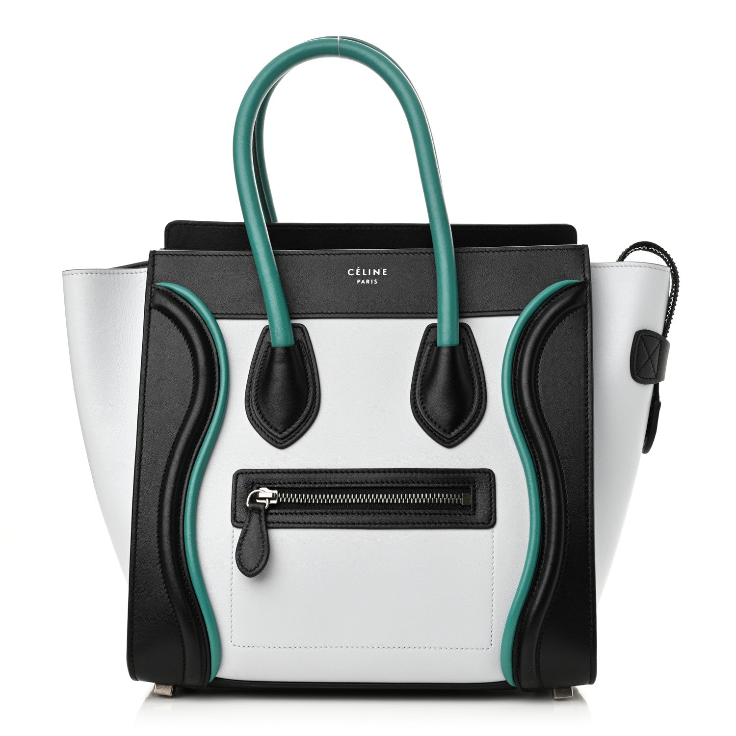 Smooth Calfskin Micro Tri-Color Luggage Frost