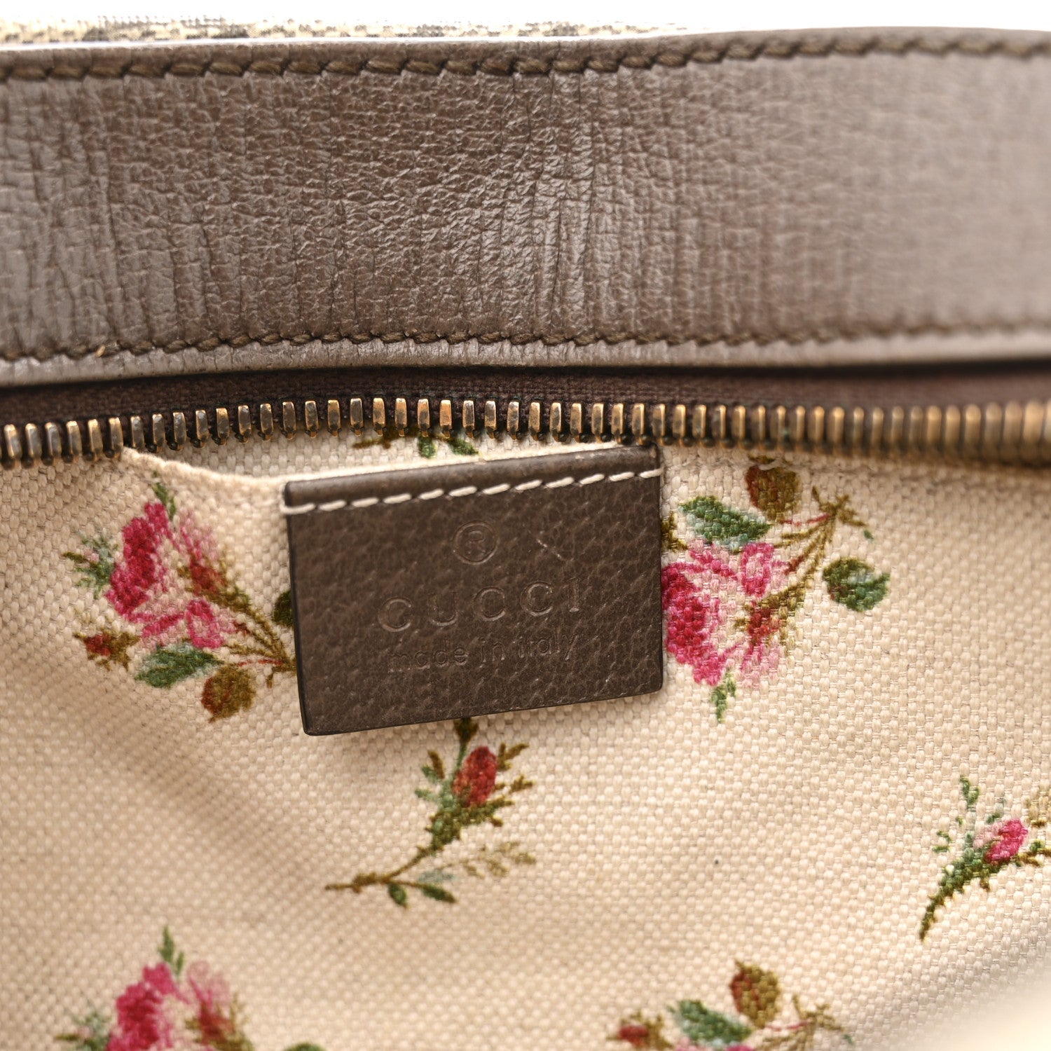 GG Supreme Monogram Web Neo Vintage Shoulder Bag Beige New Acero Crop