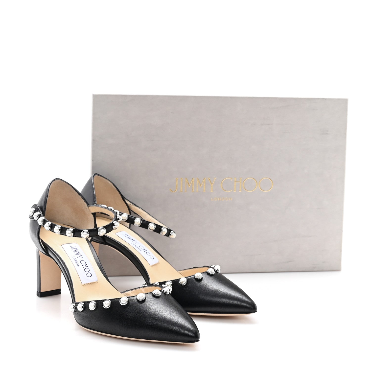 Nappa Pearl Leema 65 Pumps 37 Black