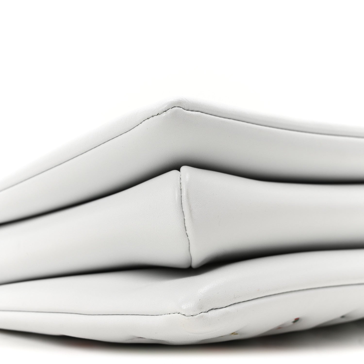 Lambskin Embossed Monogram LV Garden Coussin PM Cream