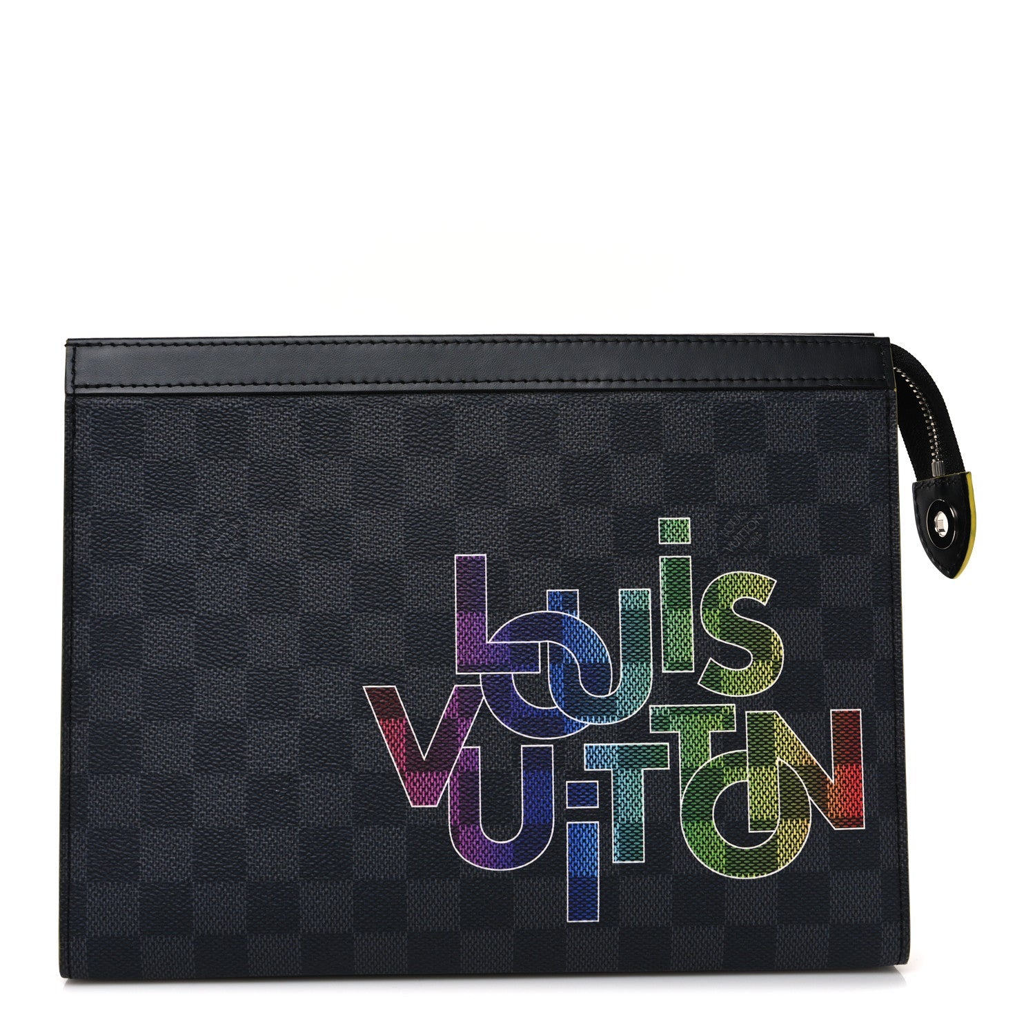 Damier Graphite Pochette Voyage MM Yellow