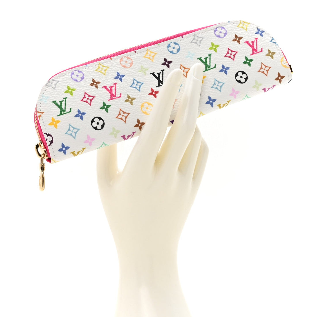 LV X TM Monogram Multicolor Charlotte Pencil Pouch Fuchsia