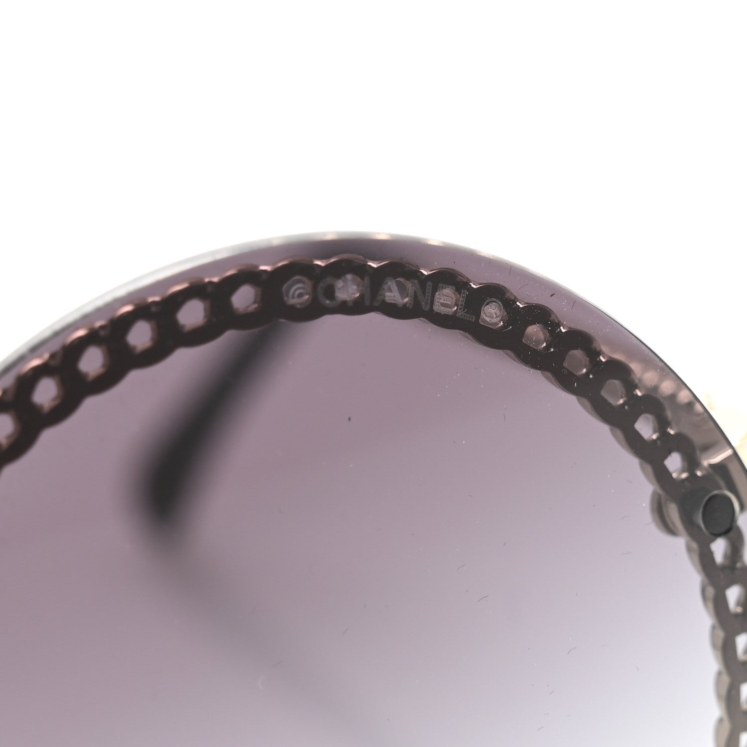 Round Chain Sunglasses 4245 Gold