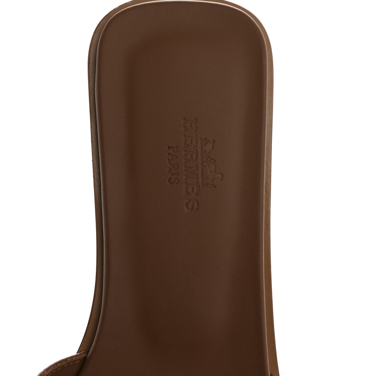 Box Calfskin Oran Sandals 37.5 Gold