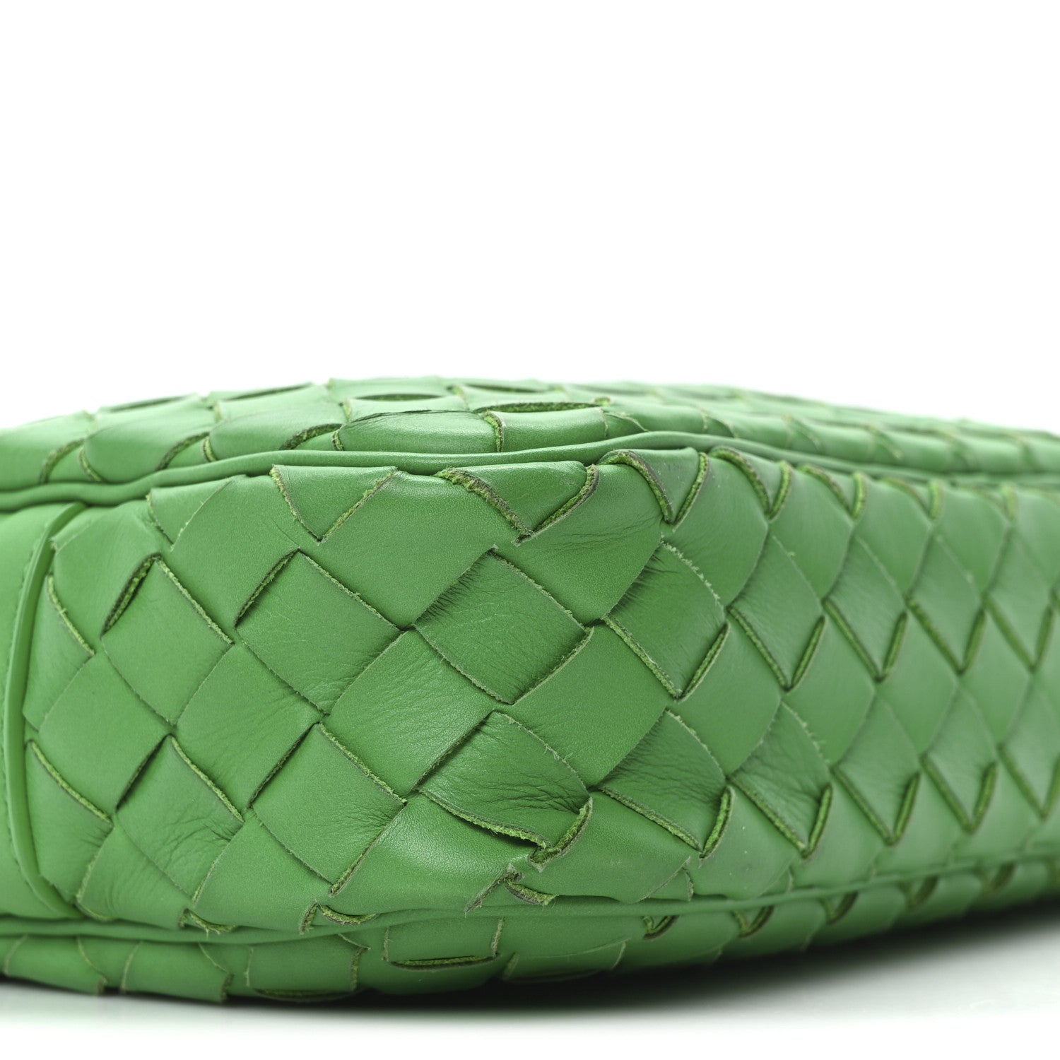 Calfskin Intrecciato Camera Bag Parakeet