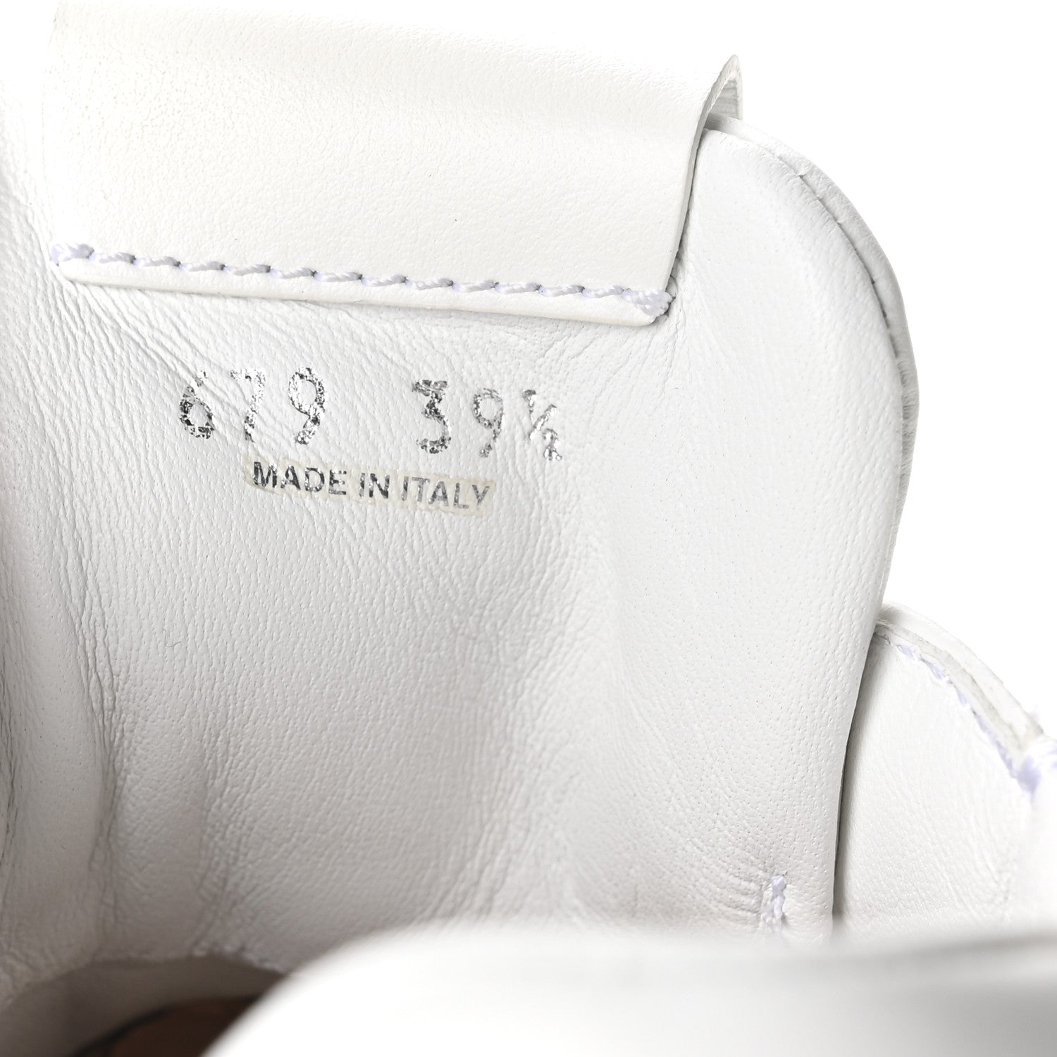 Calfskin Platform Low Top Chunky Sneakers 39.5 White