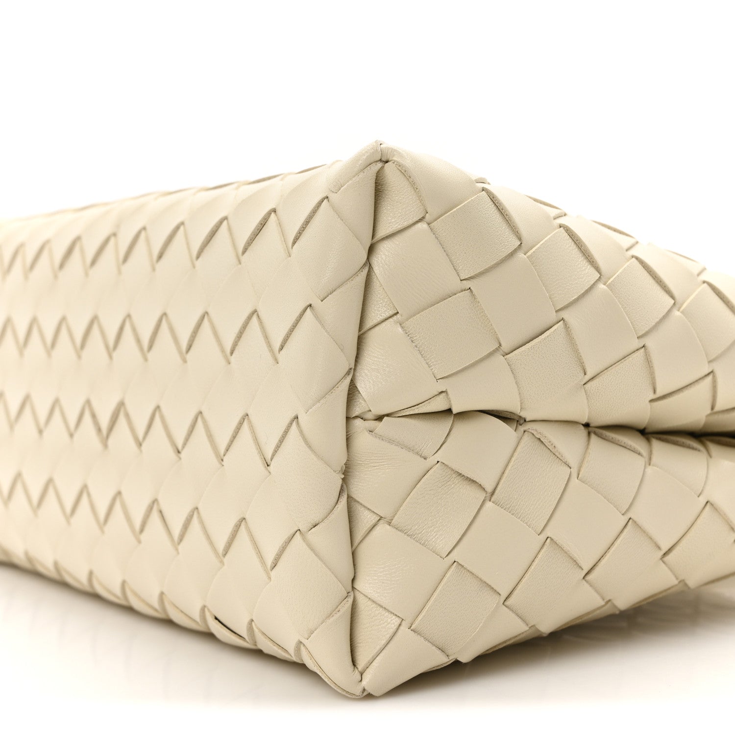 Nappa Intrecciato Small Andiamo Shoulder Bag Sea Salt