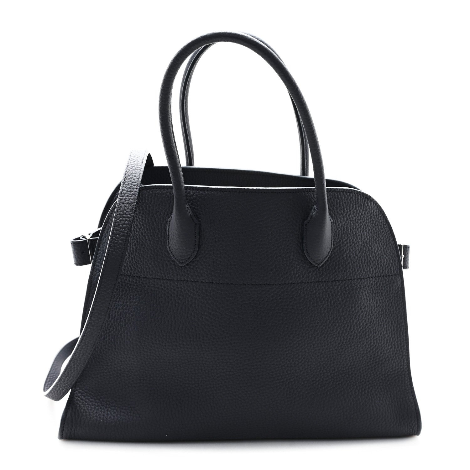 Matte Grained Calfskin Soft Margaux 12 Marine