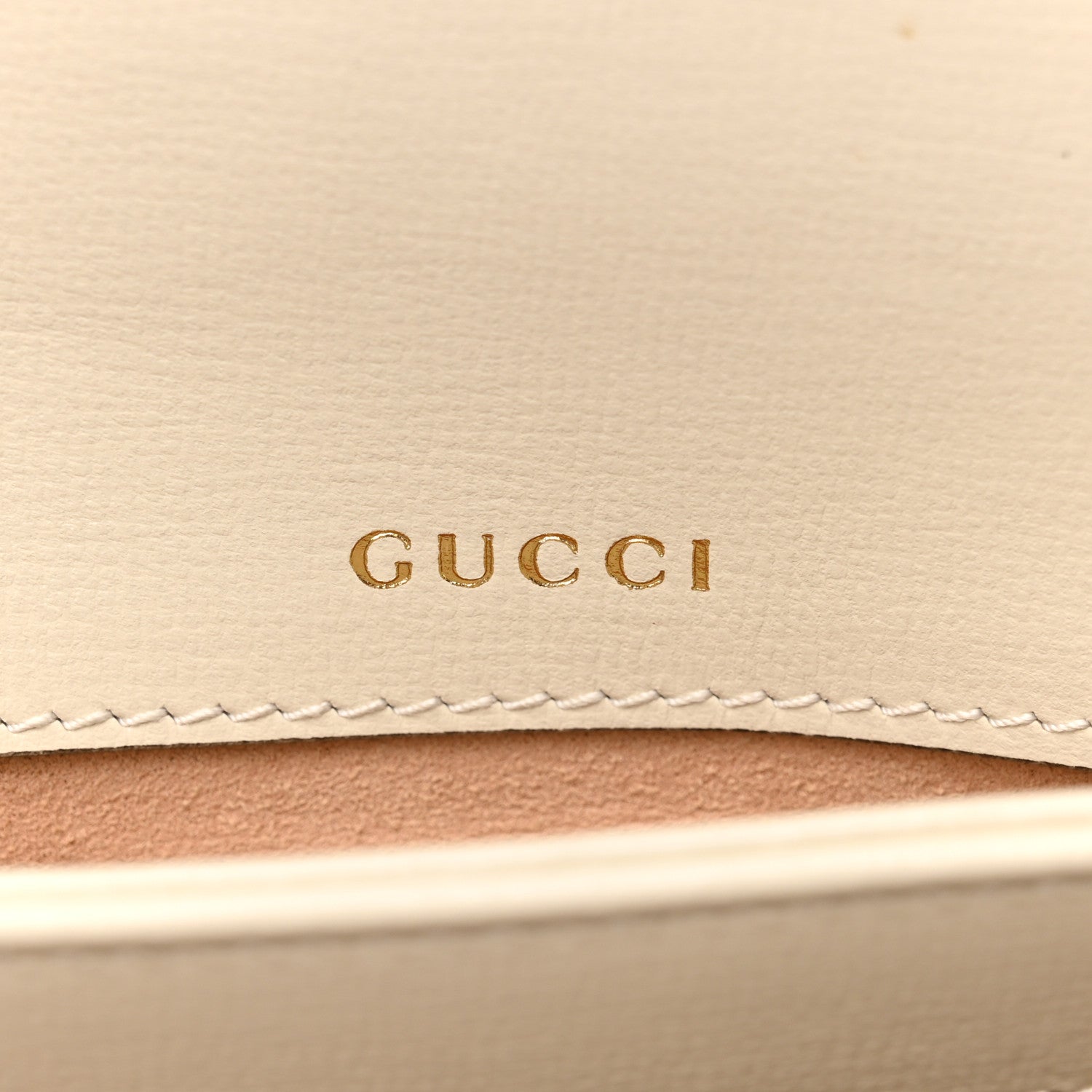 GG Supreme Monogram Horsebit 1955 Shoulder Bag Beige Mystic White