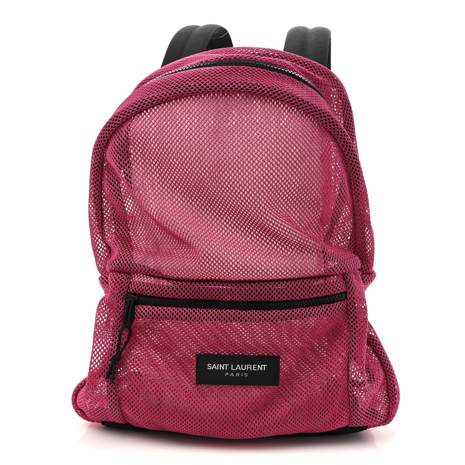 Nylon Mesh Backpack Fuchsia