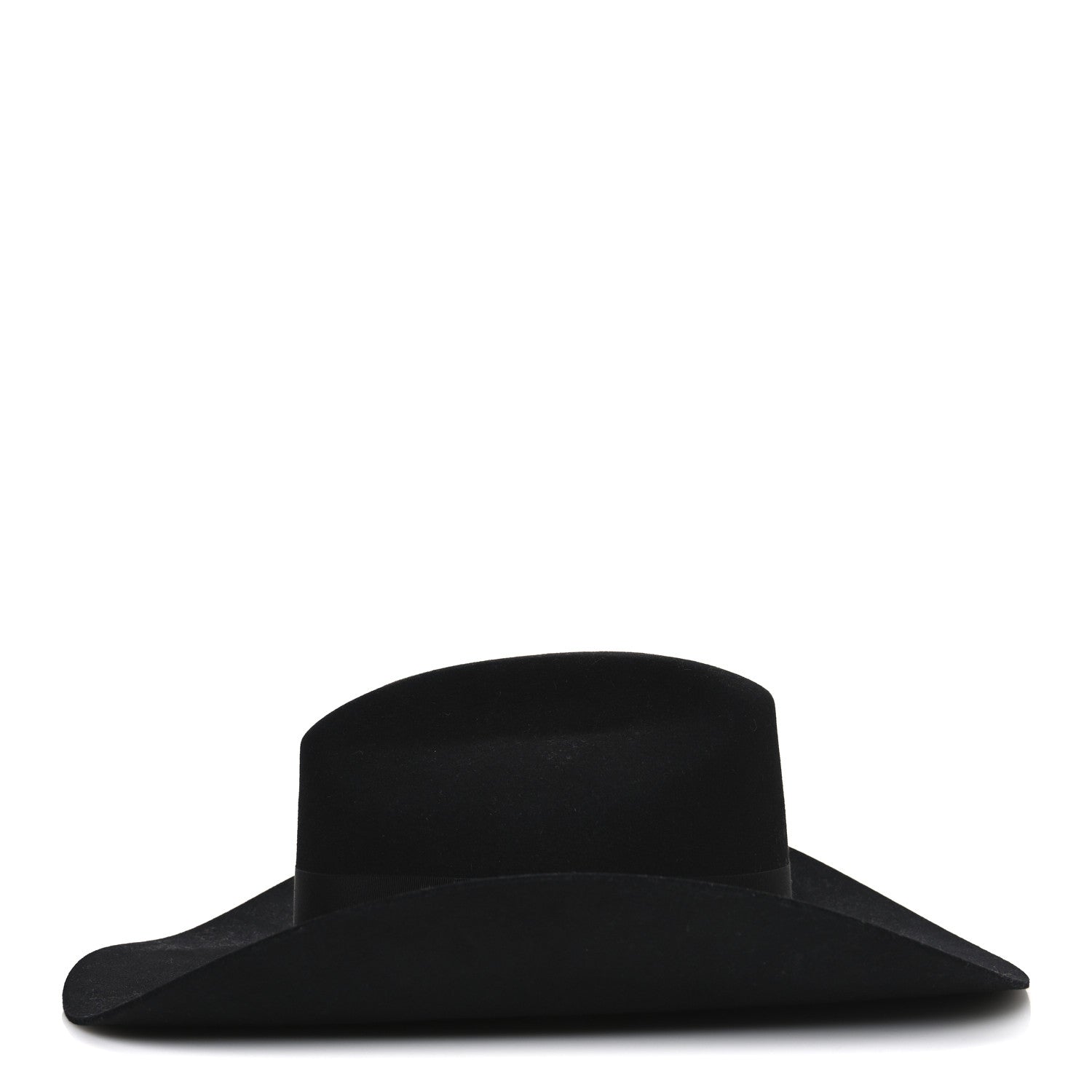 Felt Dallas Wide Brim Hat S Black