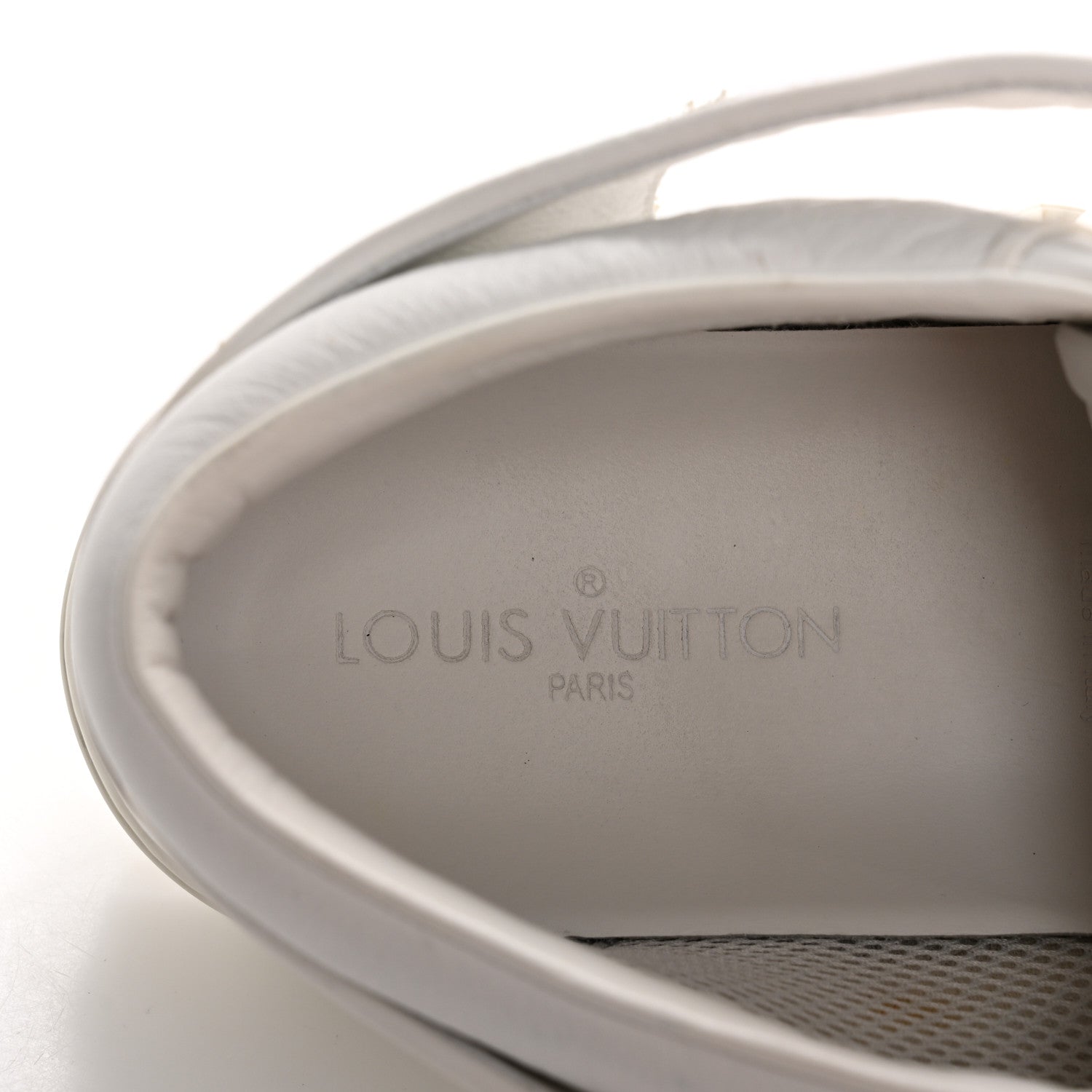 Calfskin Perforated Mens Acapulco Sneakers 8 White