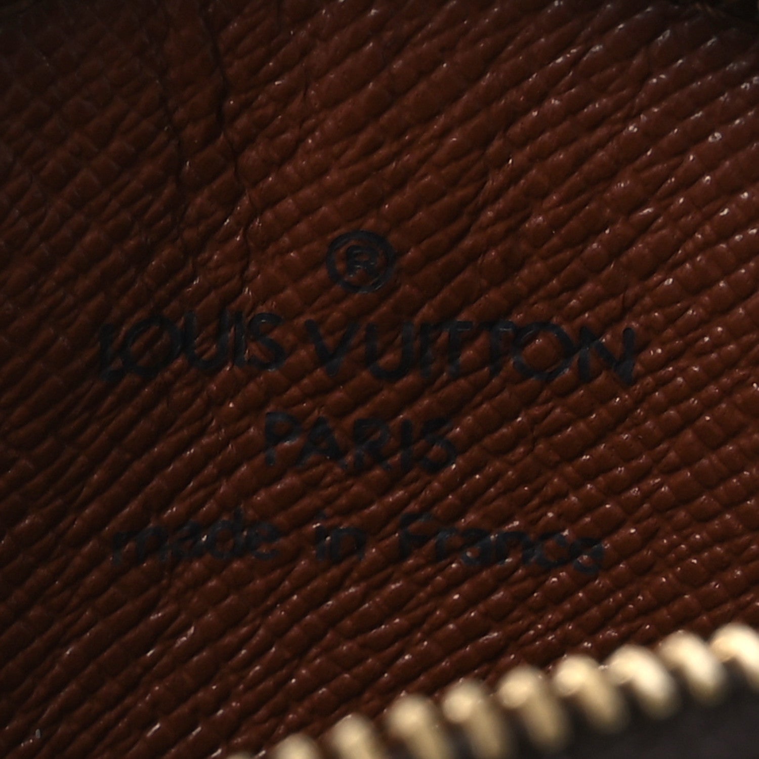 Monogram Round Coin Purse