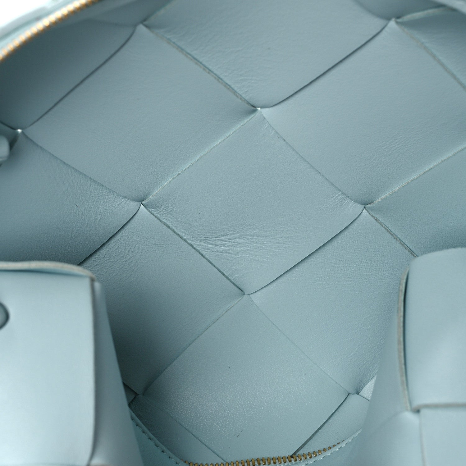 Maxi Intreccio Small Cassette Camera Bag Teal