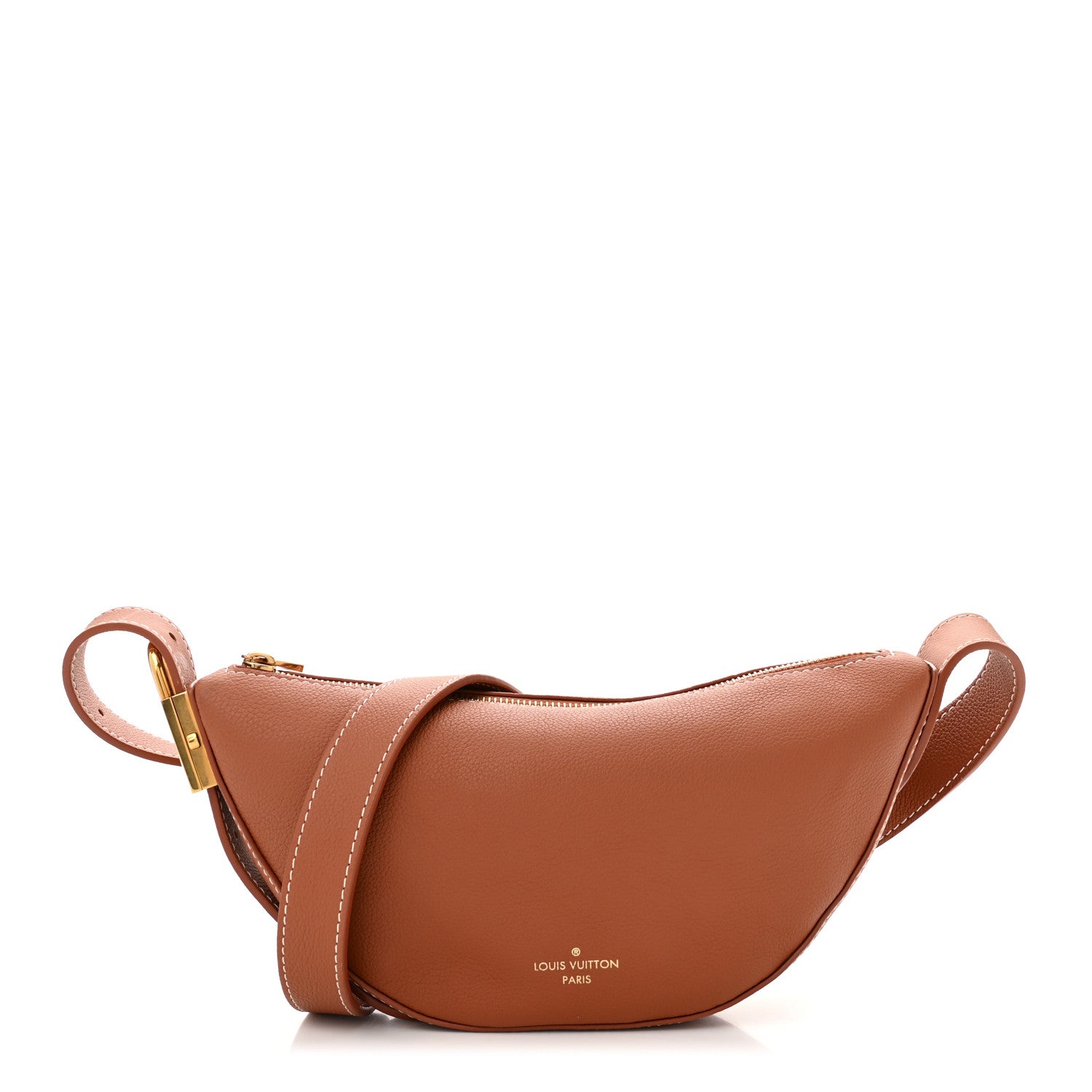 Smooth Calfskin Low Key Bumbag Cognac