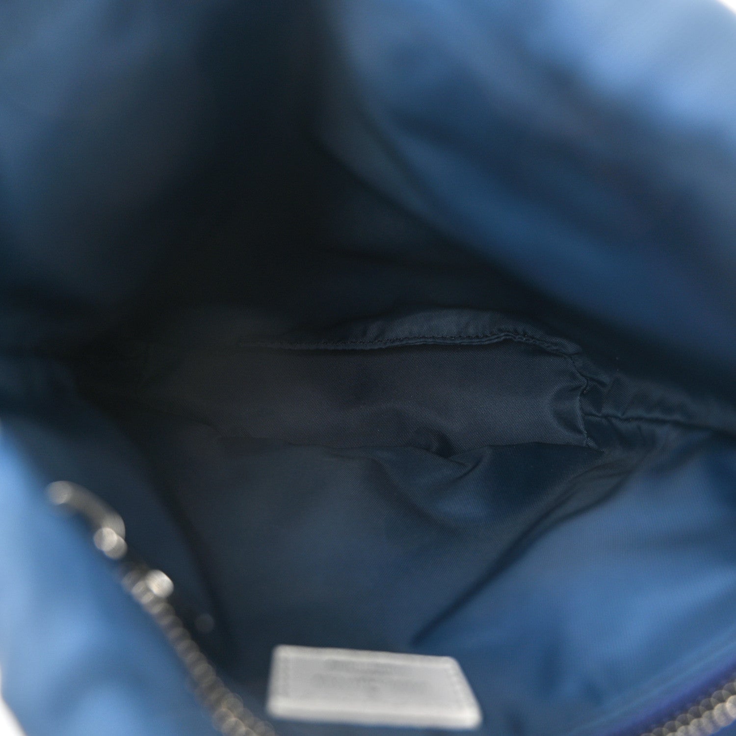 Hickory Stripes Denim Monogram Watercolor Sac Marin BB Blue