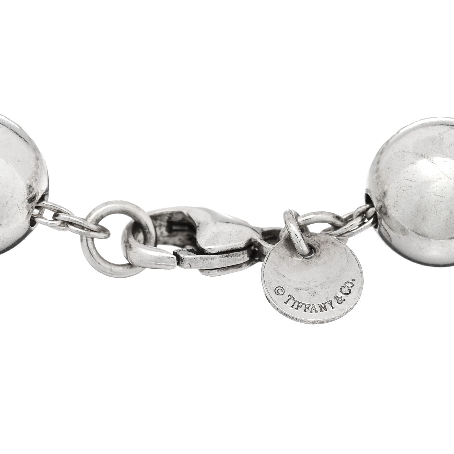 Sterling Silver 10mm Hardwear Ball Bracelet