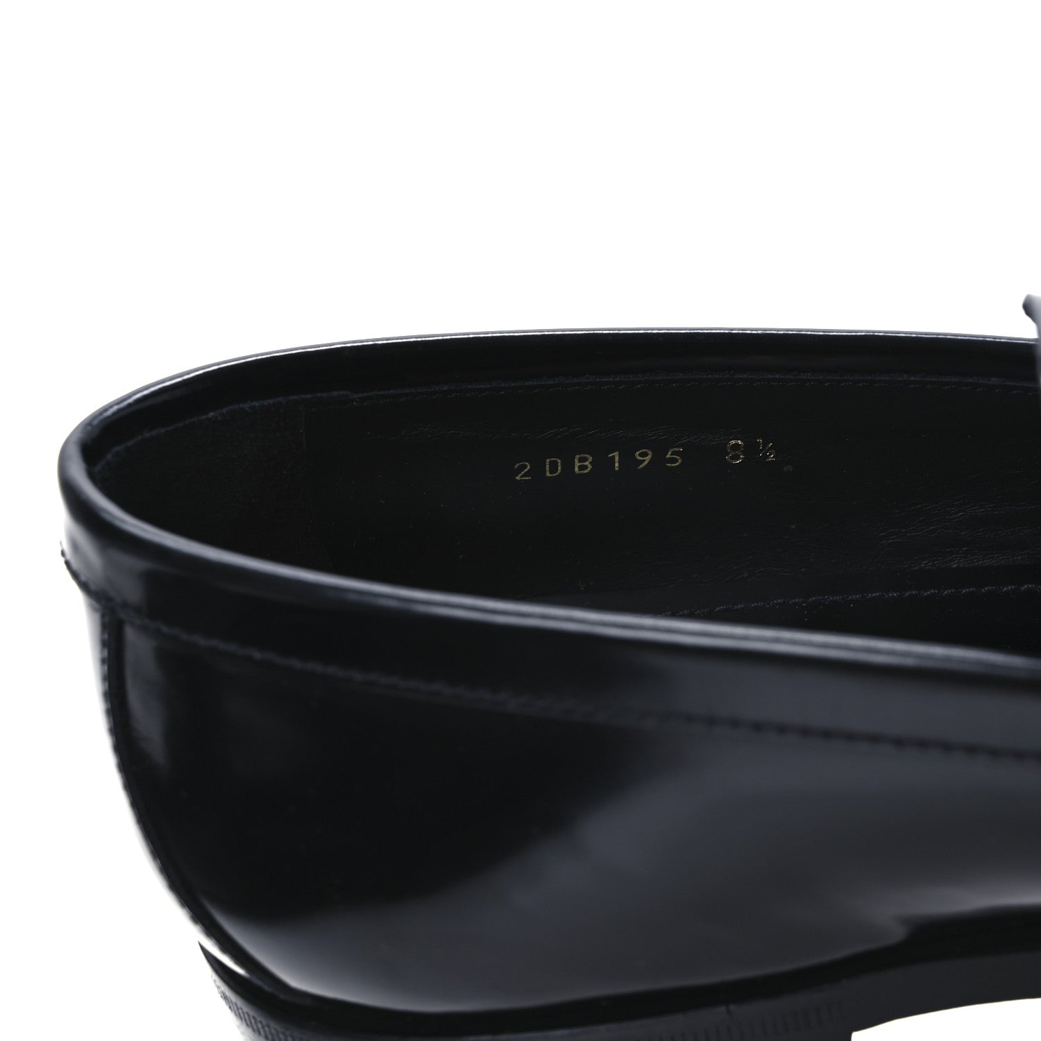 Spazzolato Fume Metal Triangle Logo Mens Loafers 8.5 Black