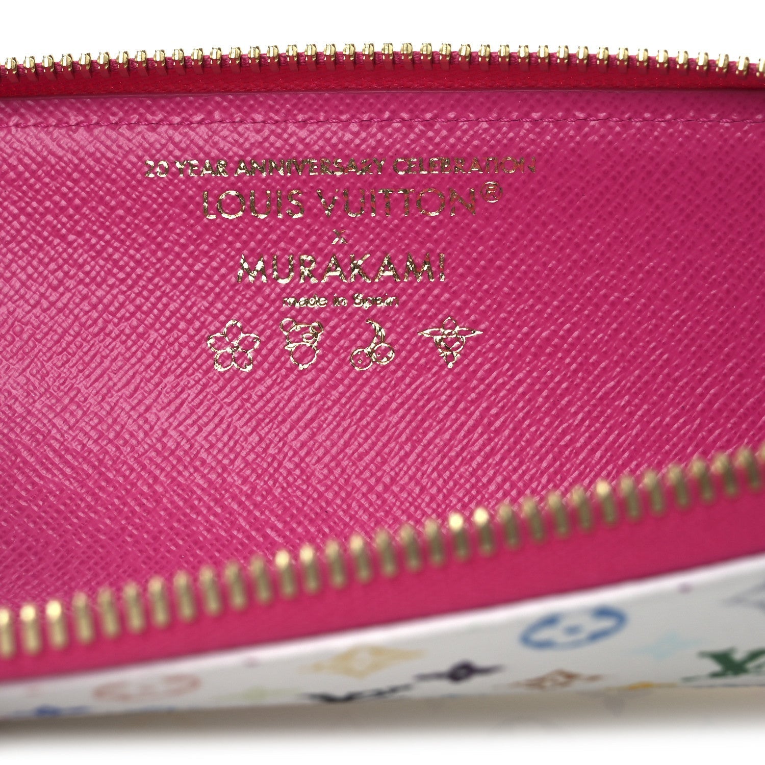 LV X TM Monogram Multicolor Charlotte Pencil Pouch Fuchsia