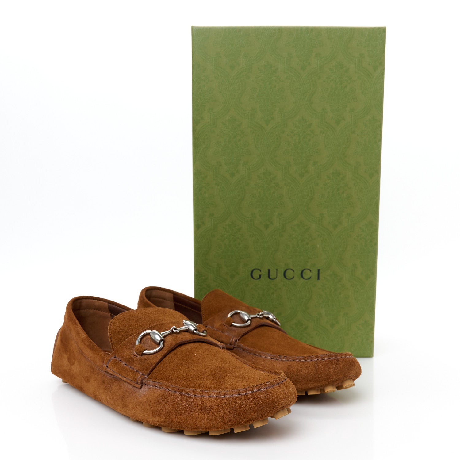 Suede Mens Horsebit Driver Loafers 9 Cuir