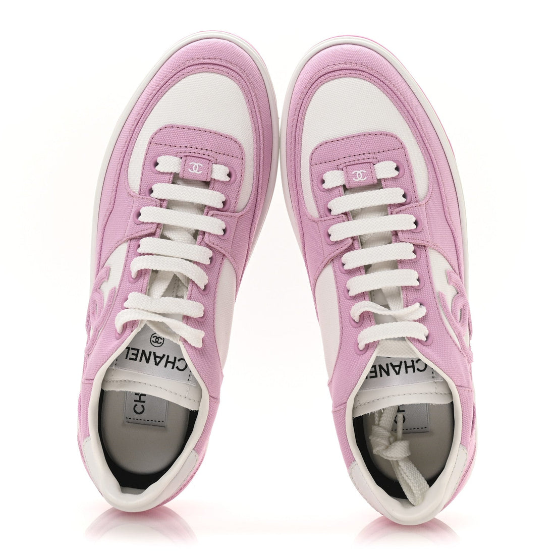 Cotton Sneakers 38 Pink White