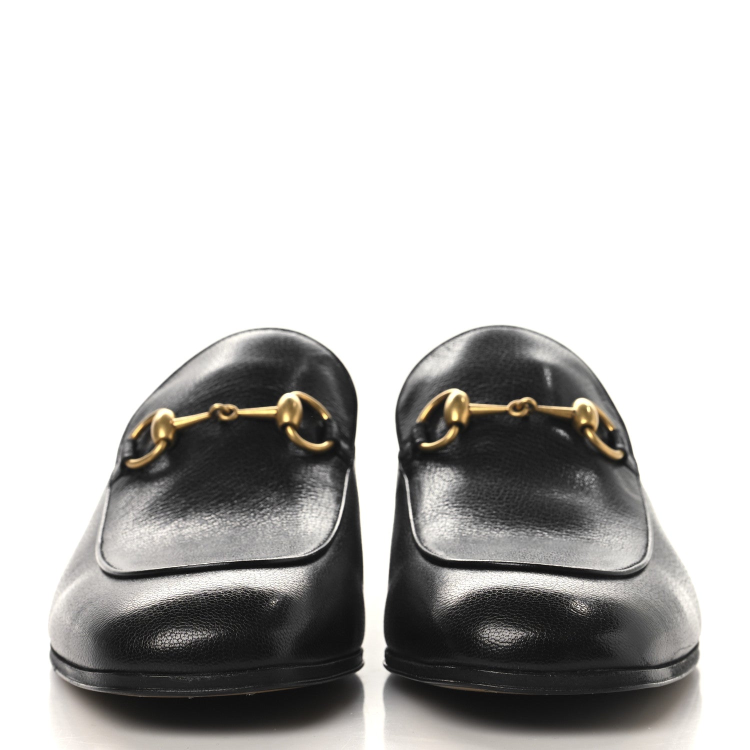 Goatskin Mens Horsebit Loafers 8.5 Black