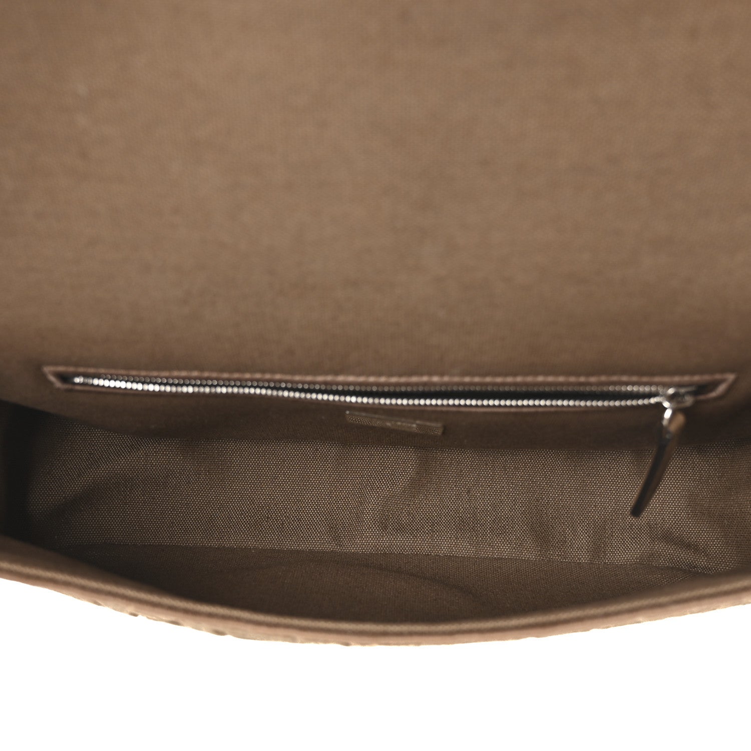 Velvet Jacquard Crystal FF Baguette Cappuccino