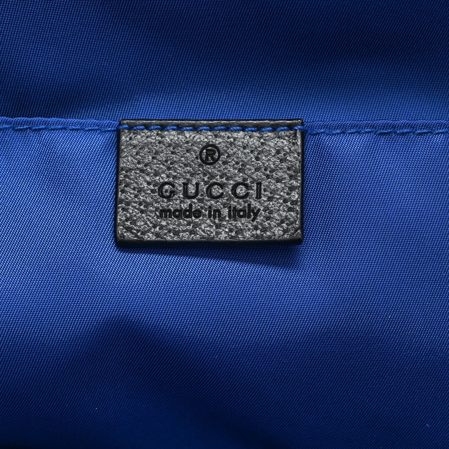 Econyl Nylon Monogram Off The Grid Backpack Guilted Blue Black