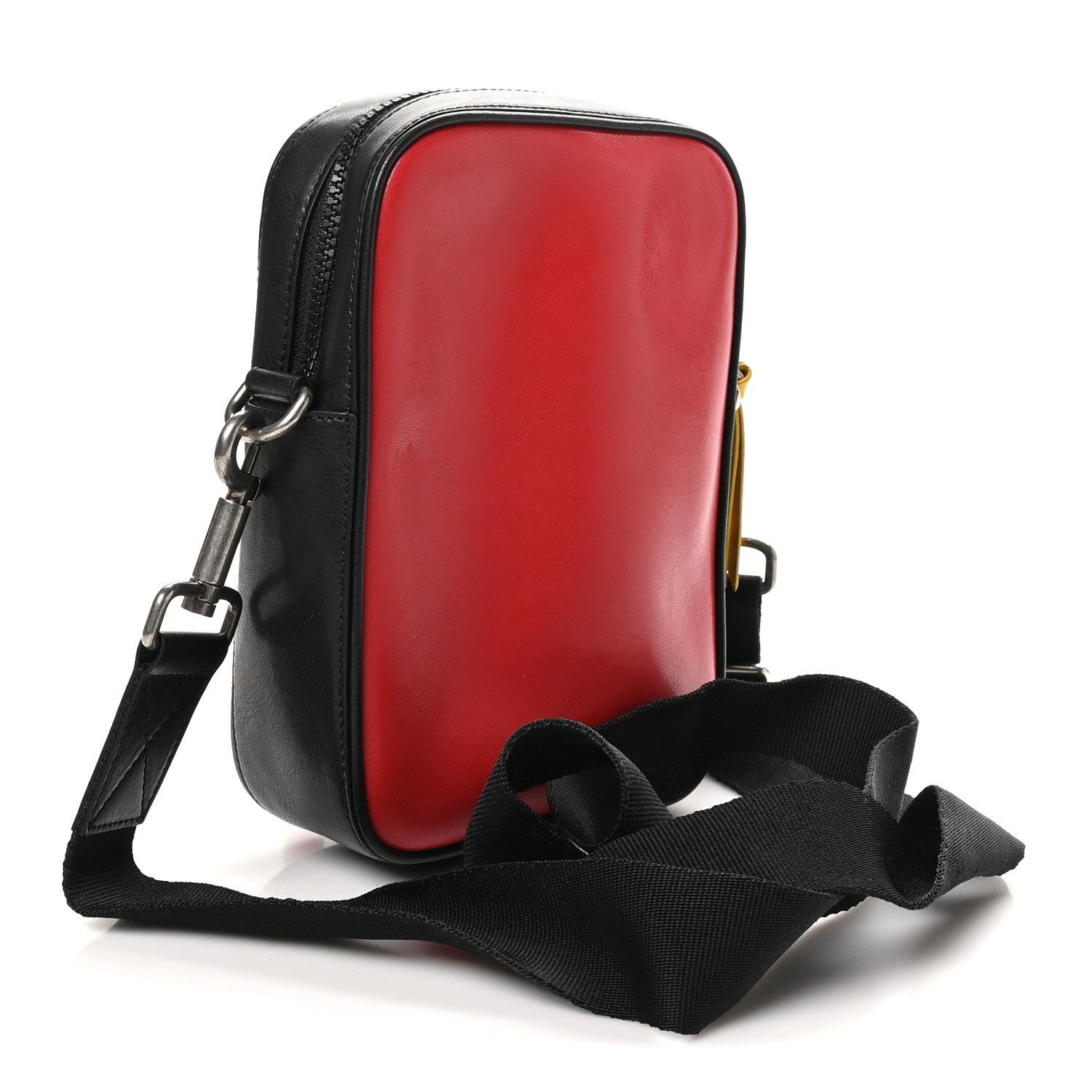 Calfskin MC3 Crossbody Bag Black Red White