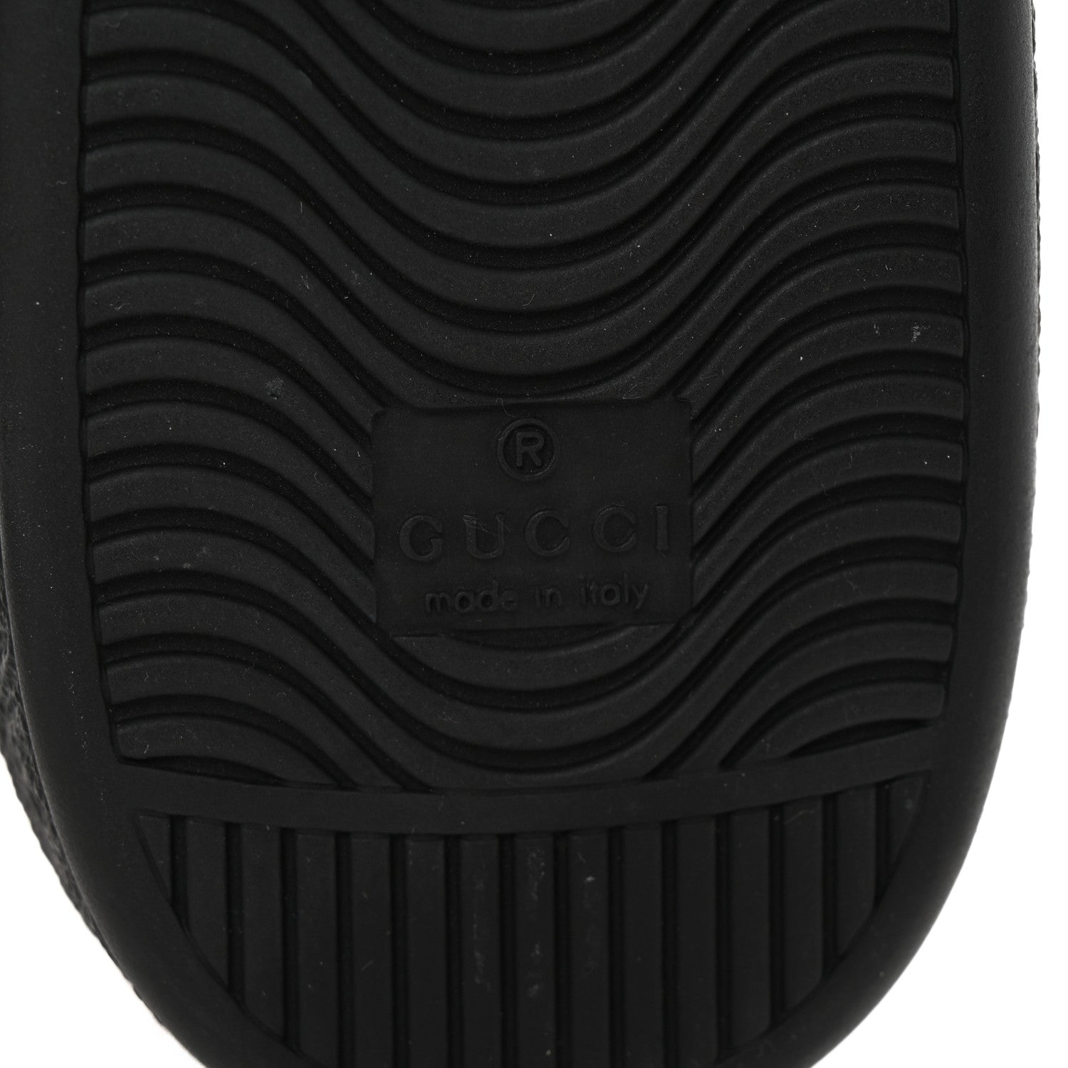 Calfskin GG Tennis Embossed Mens Ace Sneakers 11 Black