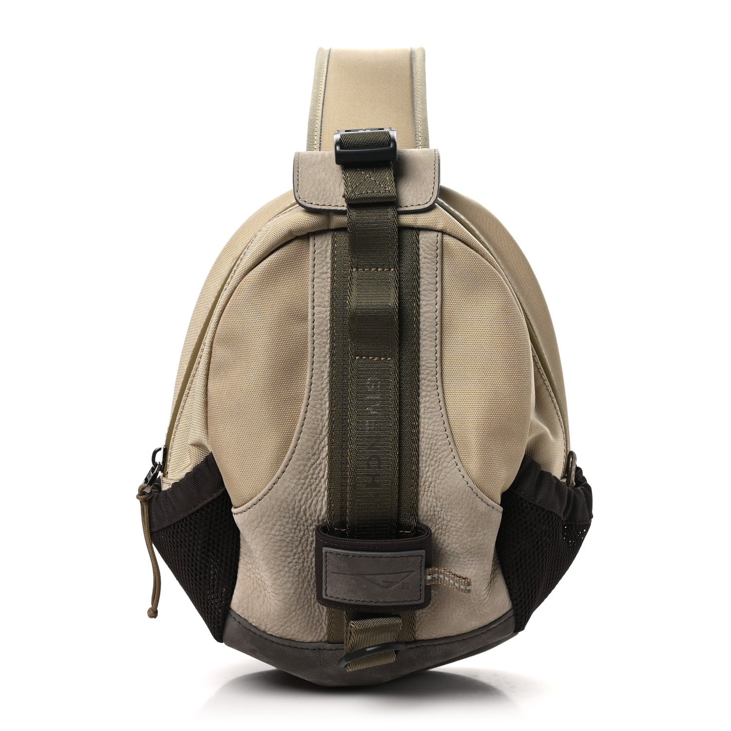 Nylon Nubuck G-Trail Small Sling Bag Brown