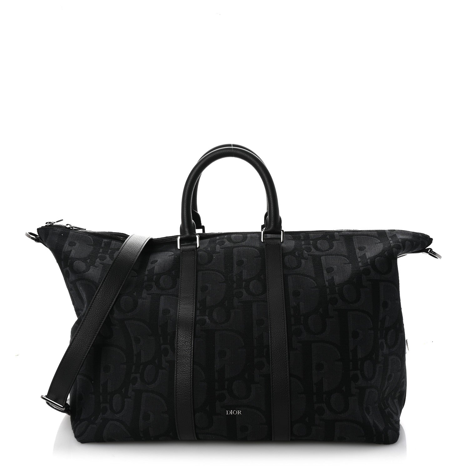 Maxi Oblique Jacquard Weekender 45 Black