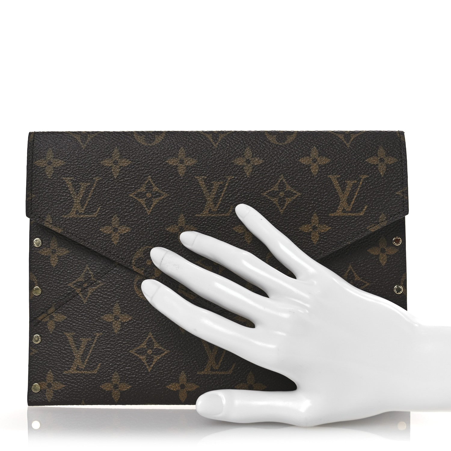 Monogram Rivets Enveloppe