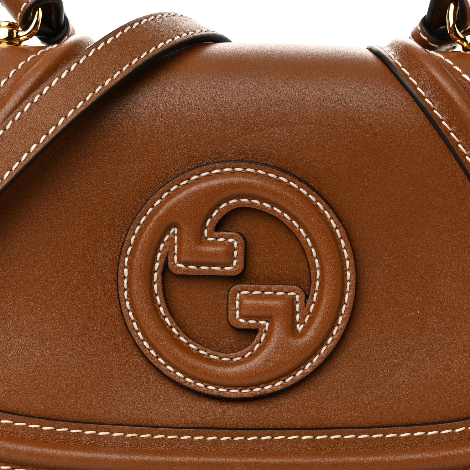 Calfskin Blondie Small Shoulder Bag Brown