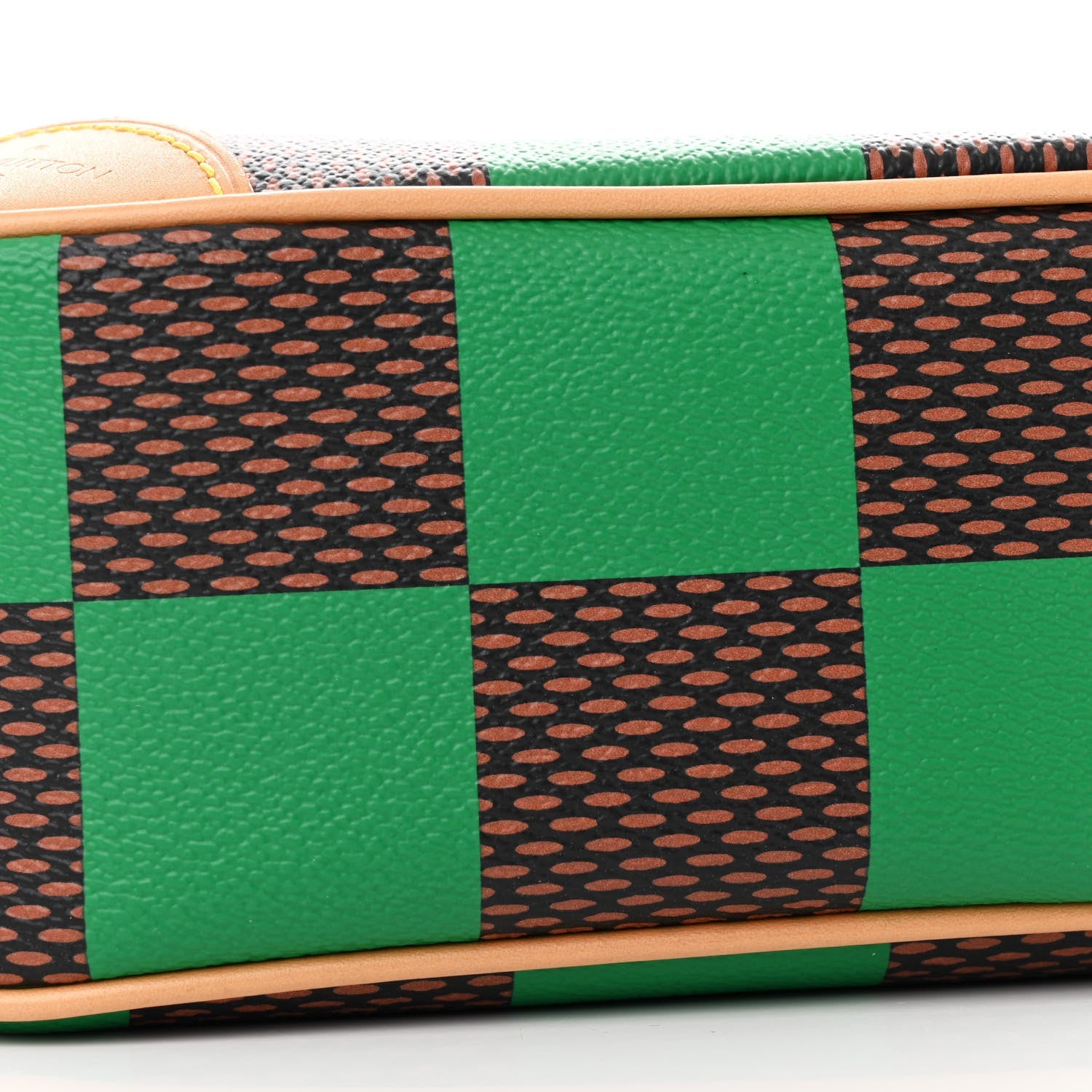 Damier Pop Chess Messenger Green