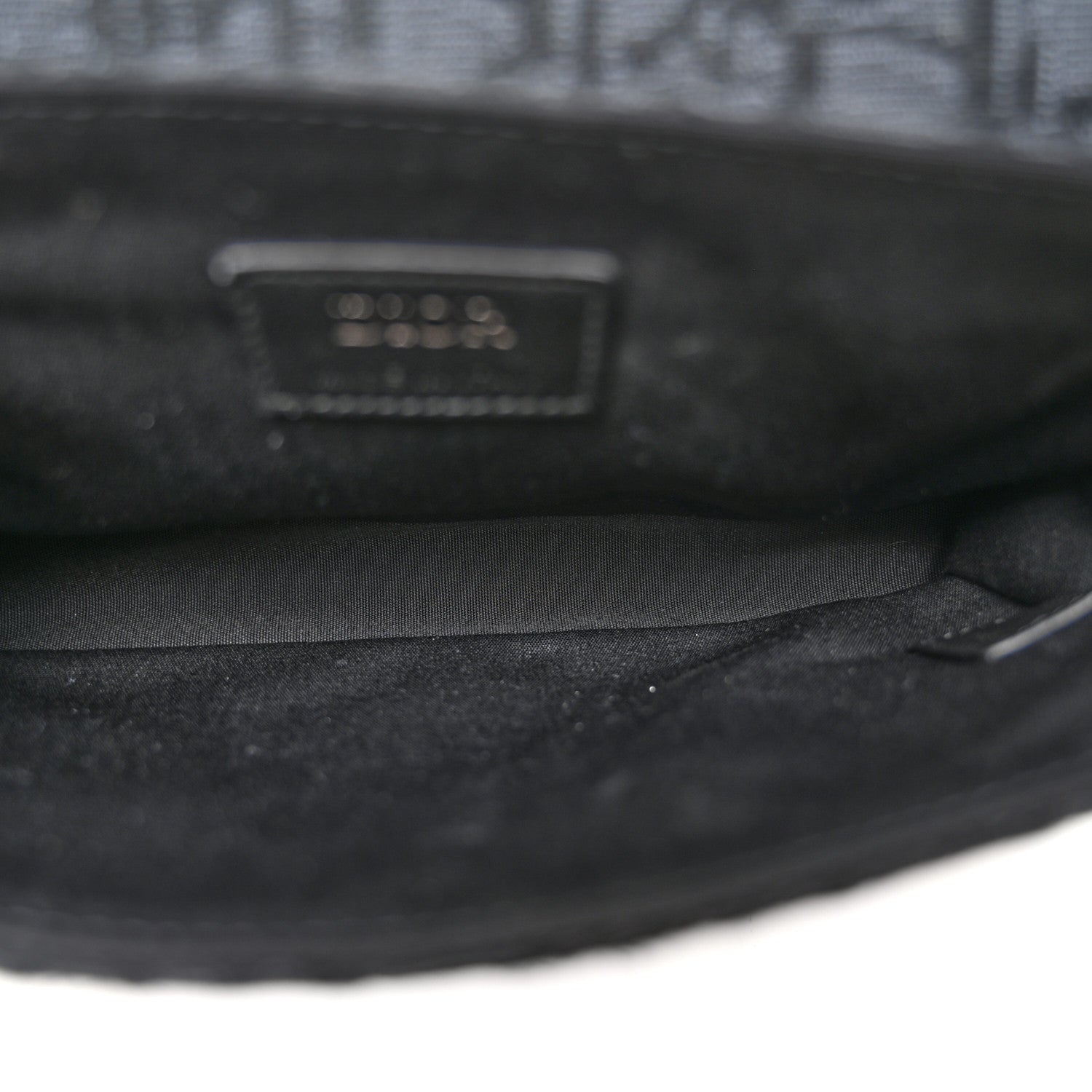 HOMME Oblique Canvas Flap Messenger Black