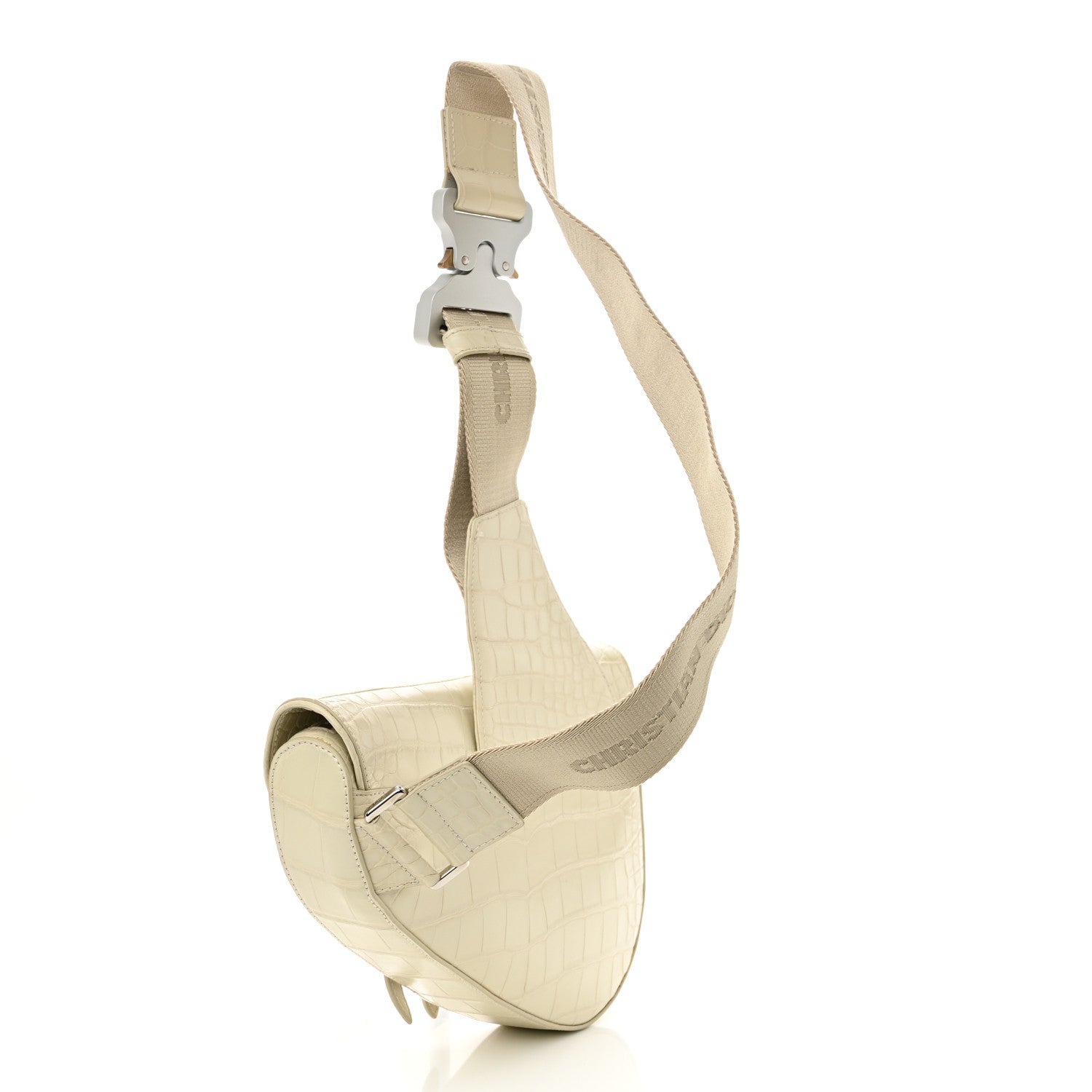 Crocodile Mens Saddle Bag