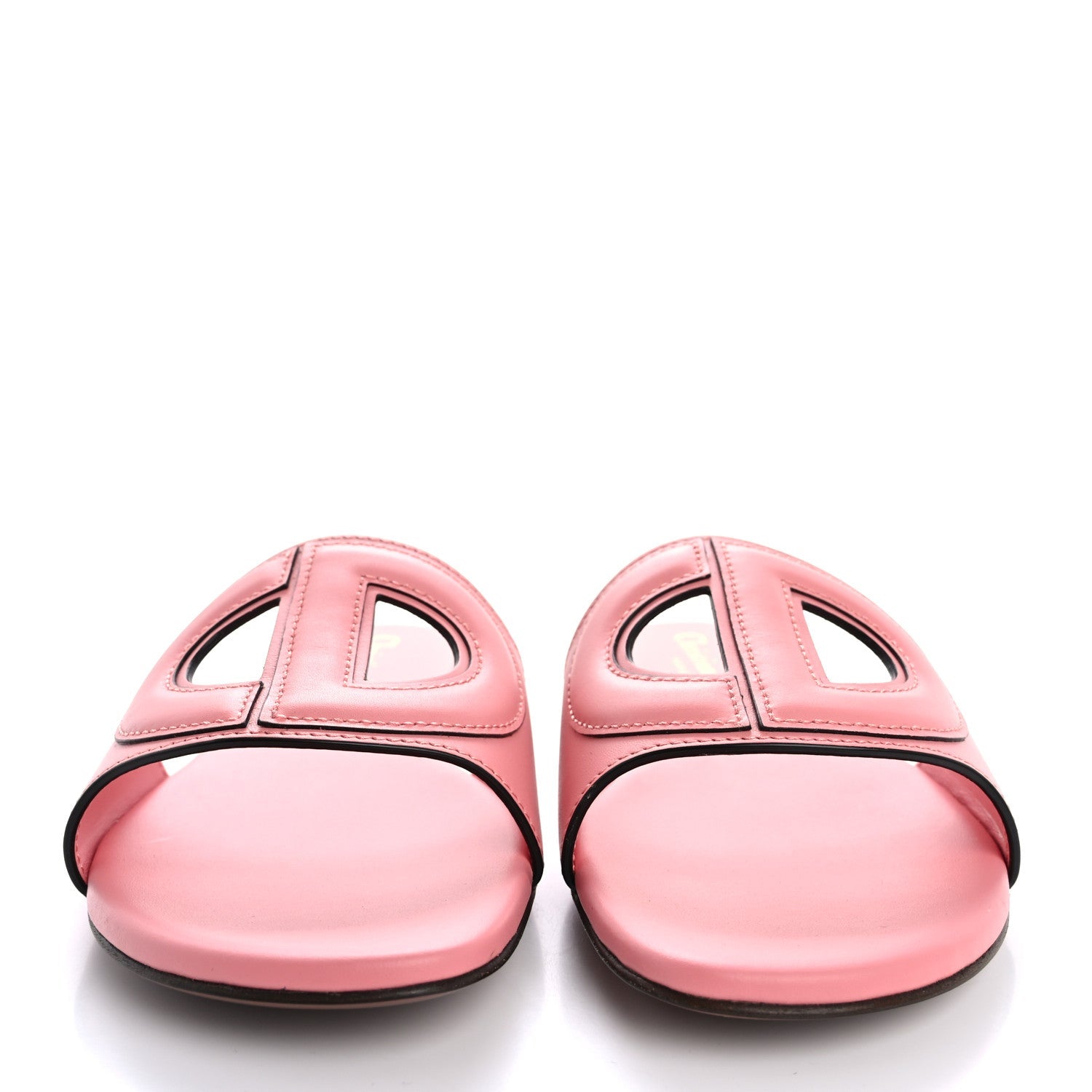 Calfskin D-Club Mule Sandal 35 Peach Boss
