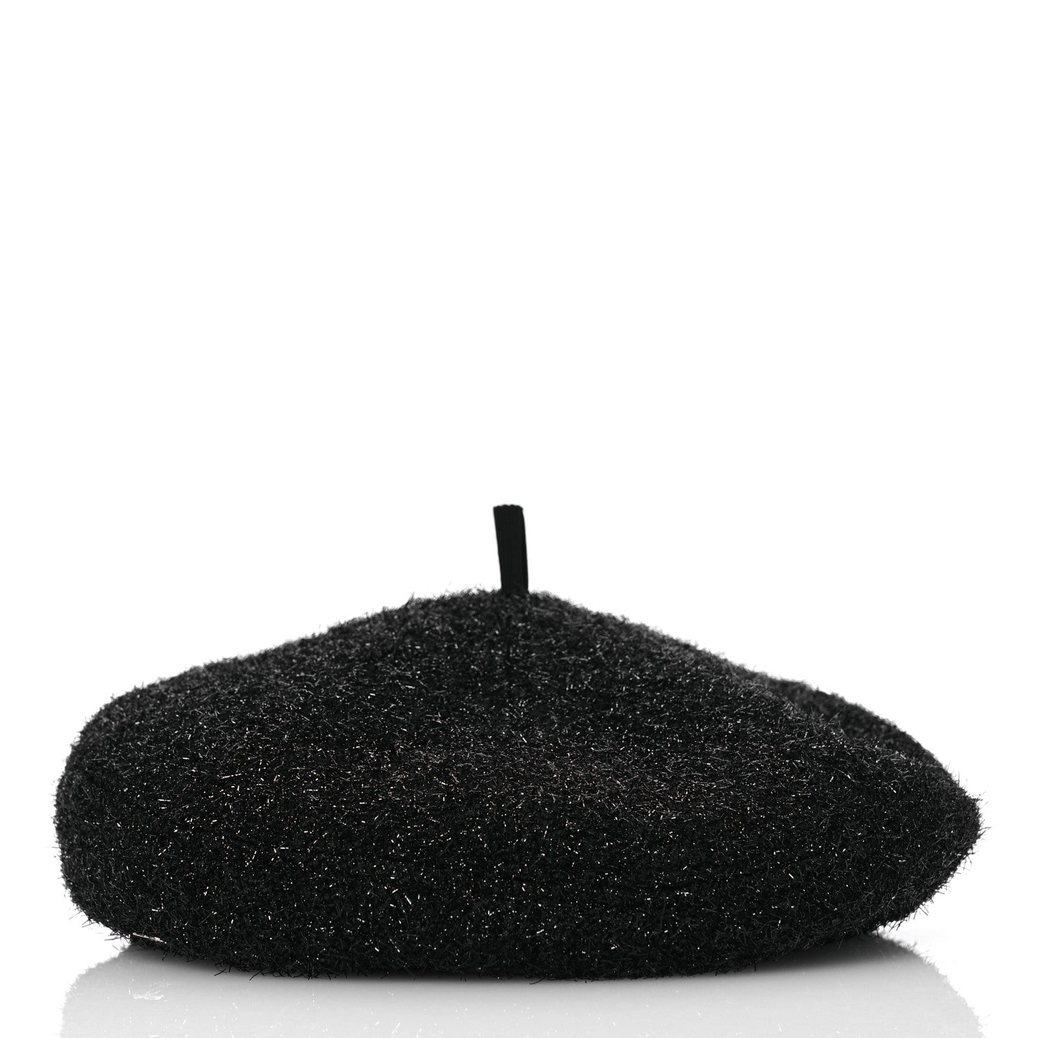 Cotton Metallic CC Beret M Black