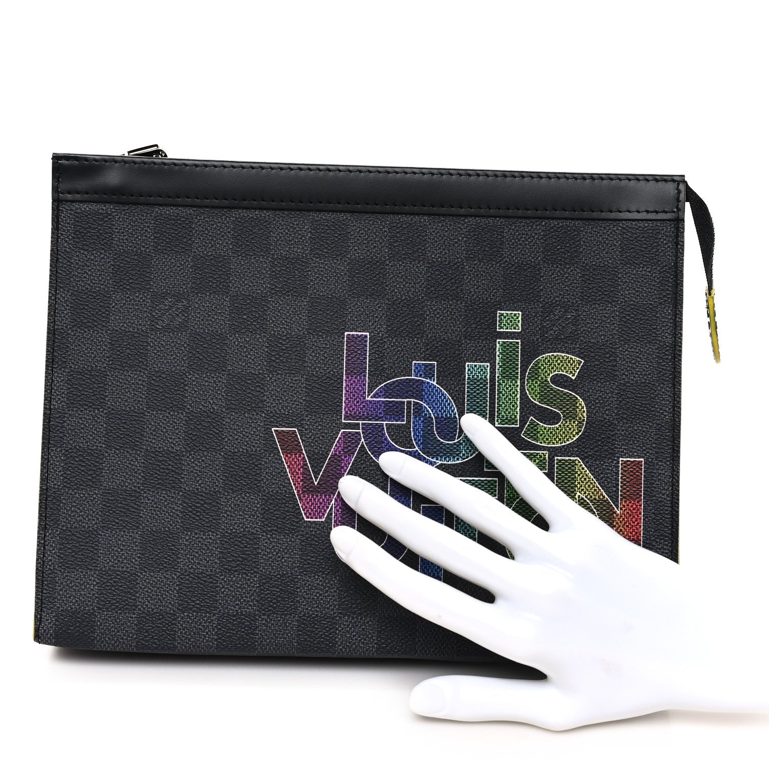 Damier Graphite Pochette Voyage MM  Yellow