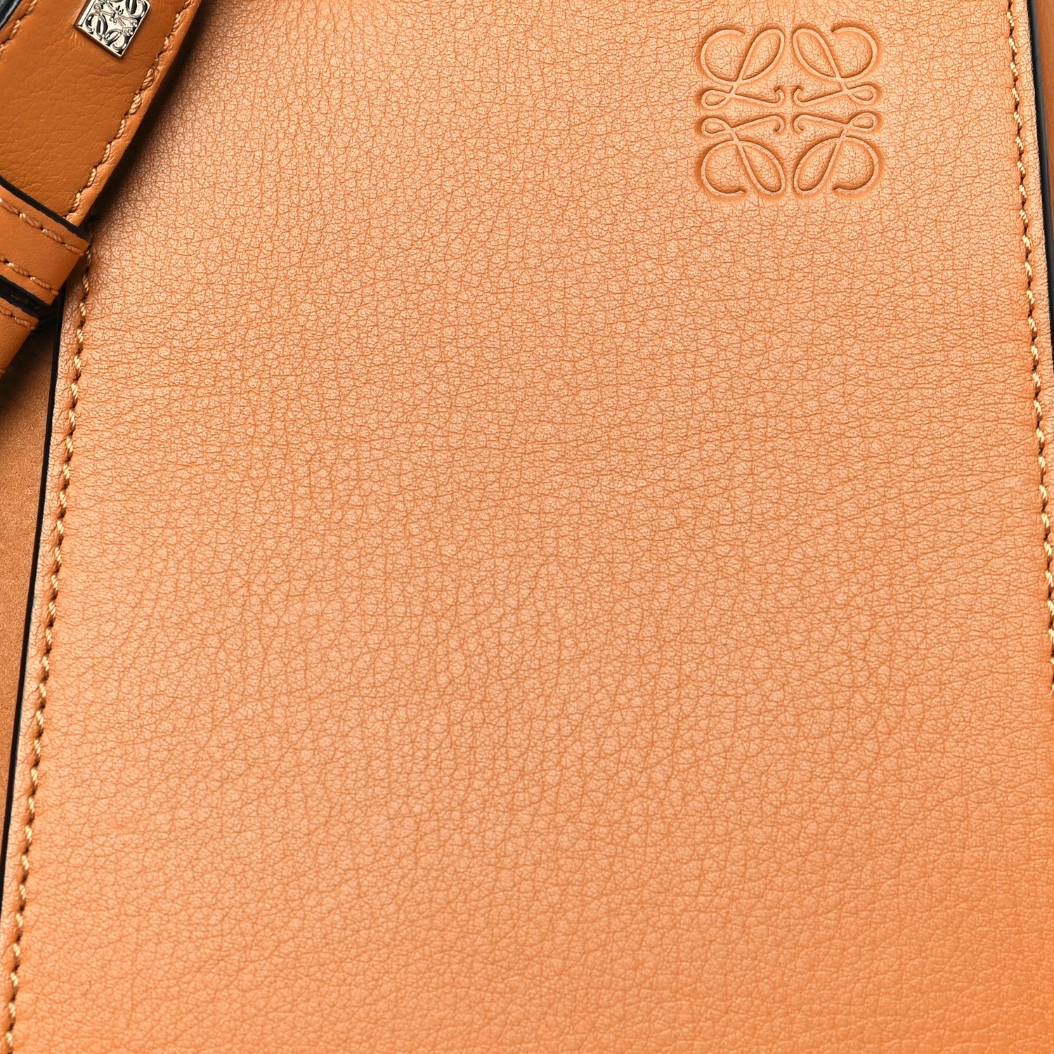 Calfskin Nubuck Small Hammock Shoulder Bag Honey