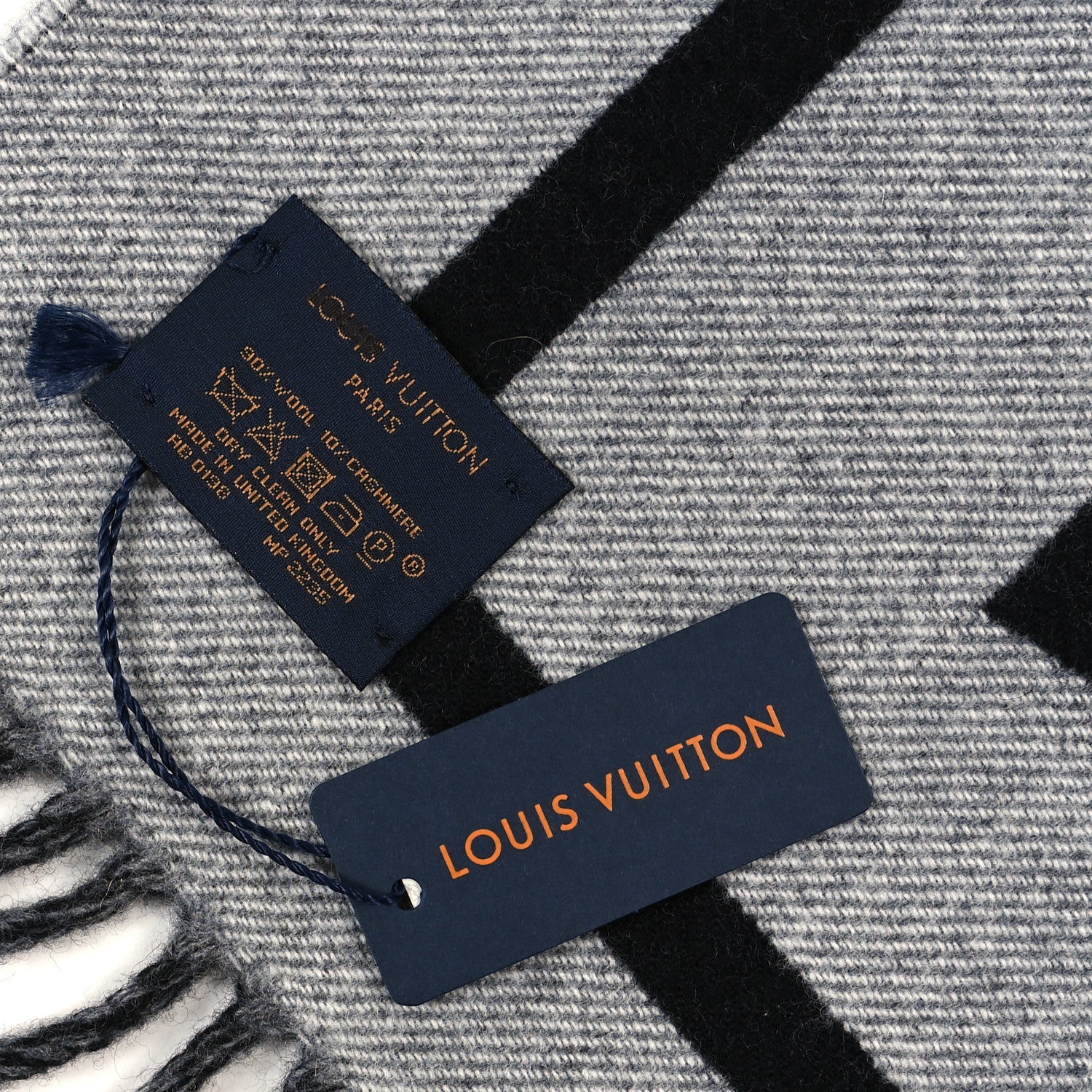 Wool Cashmere City Gravity Scarf Black