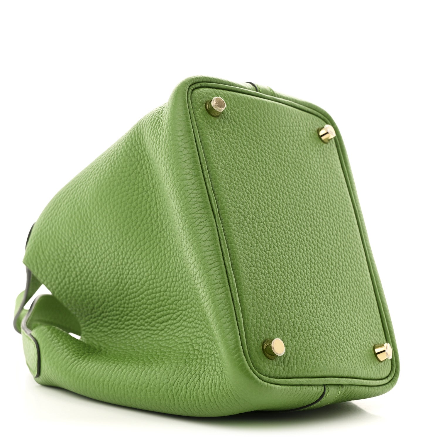 Taurillon Clemence Picotin Lock 18 PM Vert Yucca