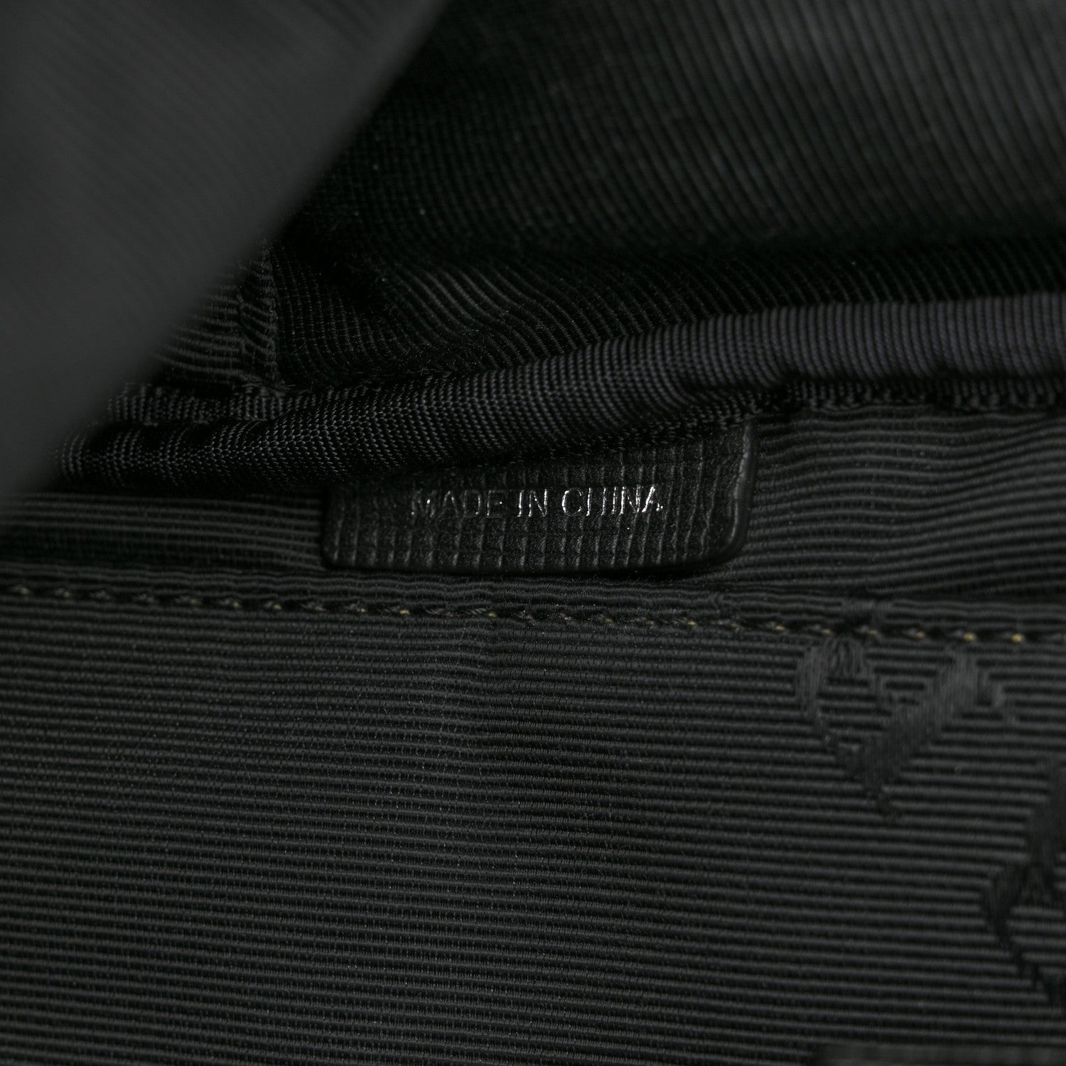 Nylon Check Abbeydale Simple Backpack  Black