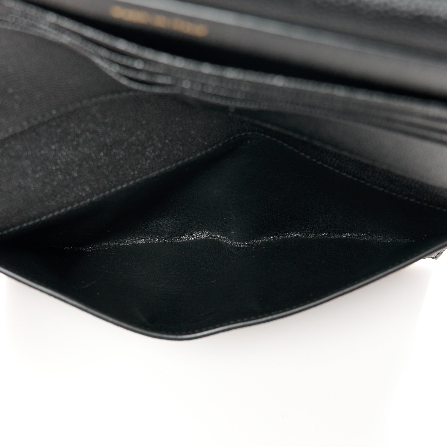 Grain De Poudre Monogram Uptown Wallet Black