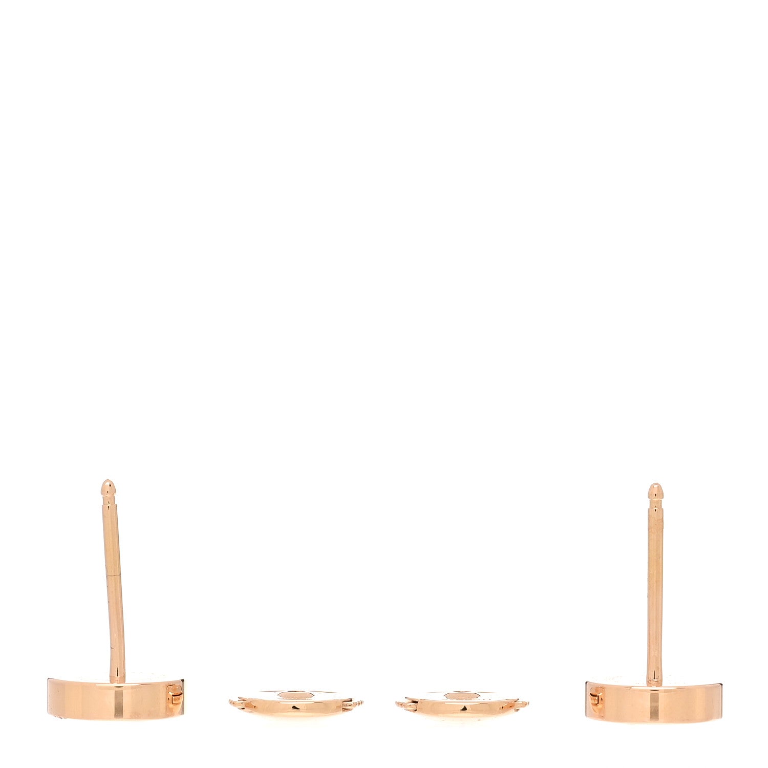 18K Pink Gold LOVE Earrings
