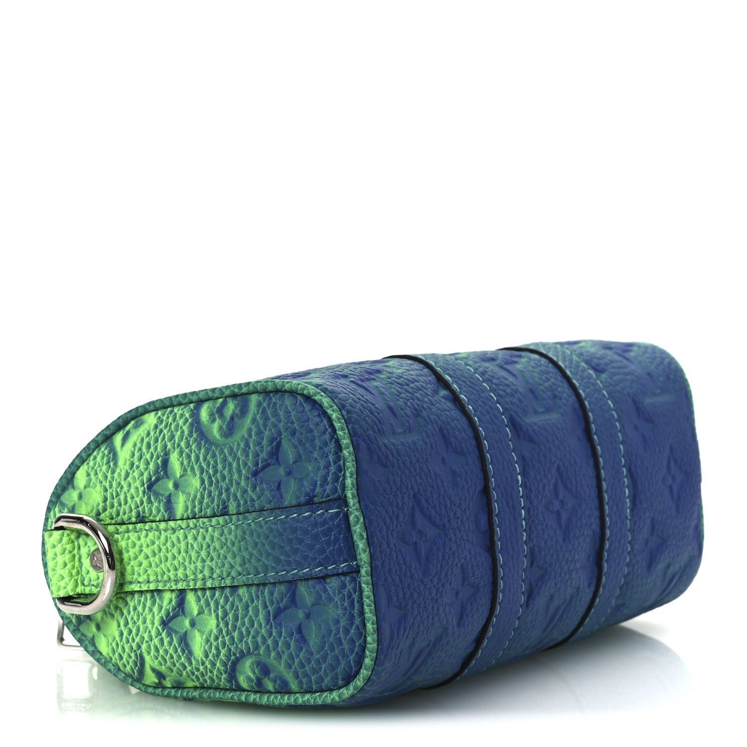 Taurillon Illusion Keepall XS Bleu Vert