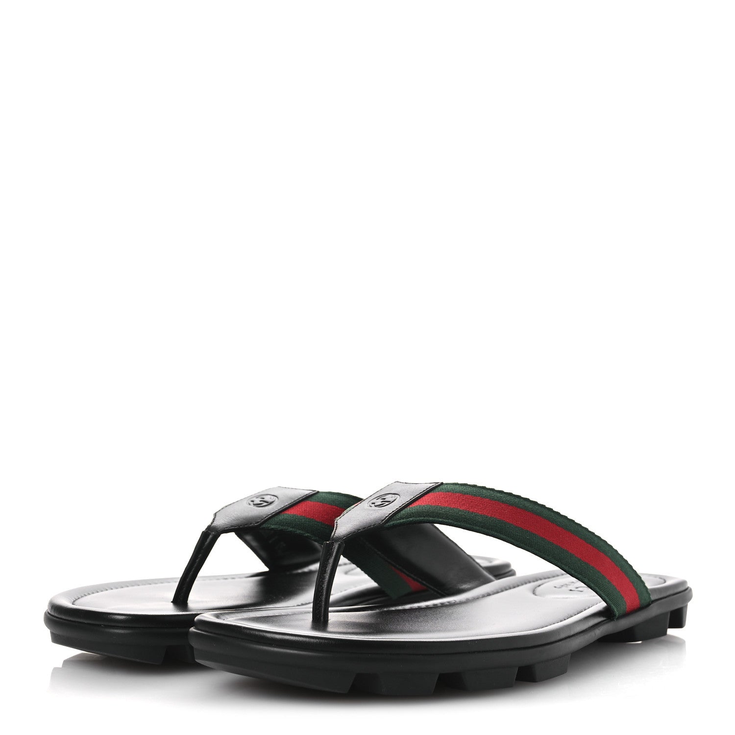 Nylon Calfskin Web Mens Cleat Sole Thong Sandals 8 Black Red Blue