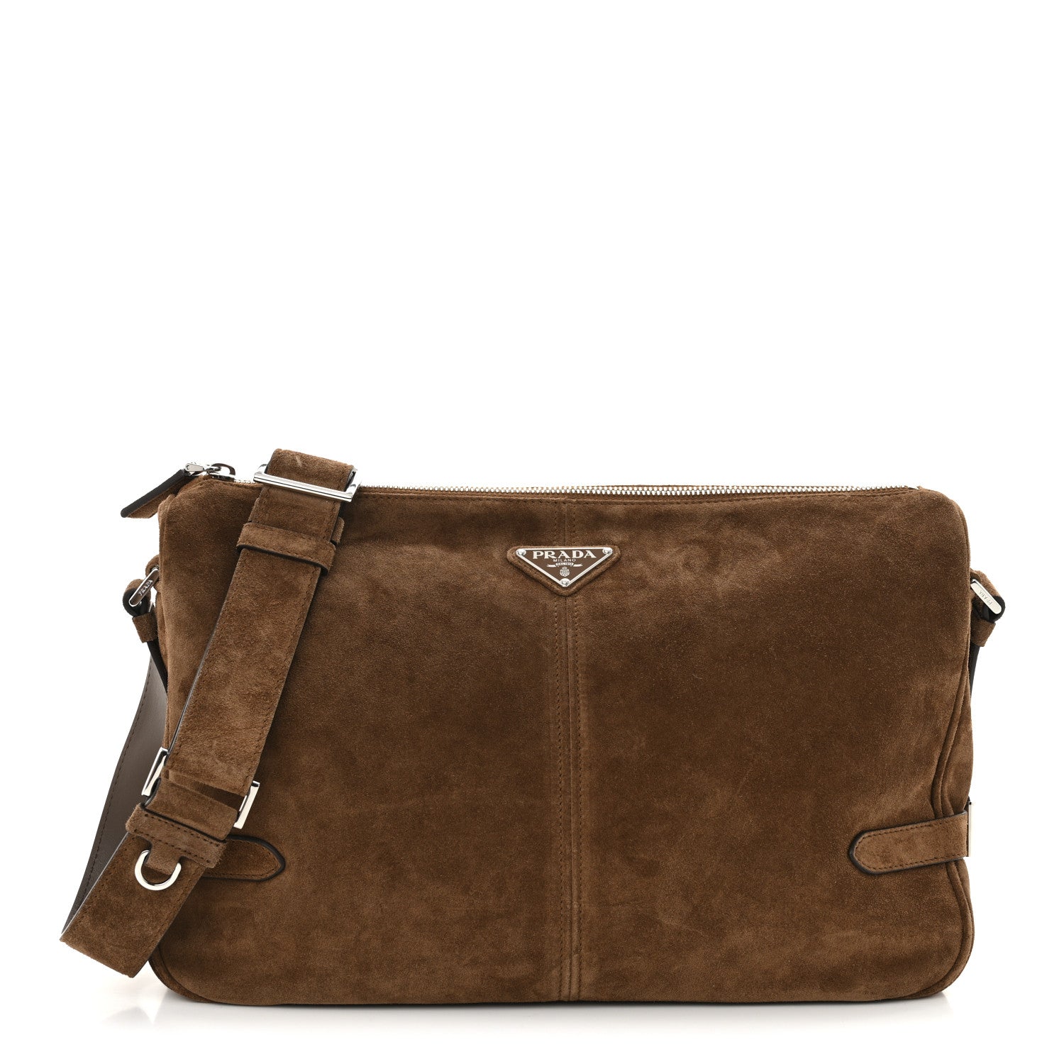 Scamosciato Suede Shoulder Bag Cacao